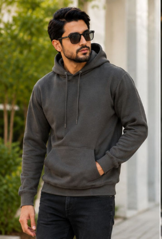 HashBack Plain zipper hoodie for men's & woman's