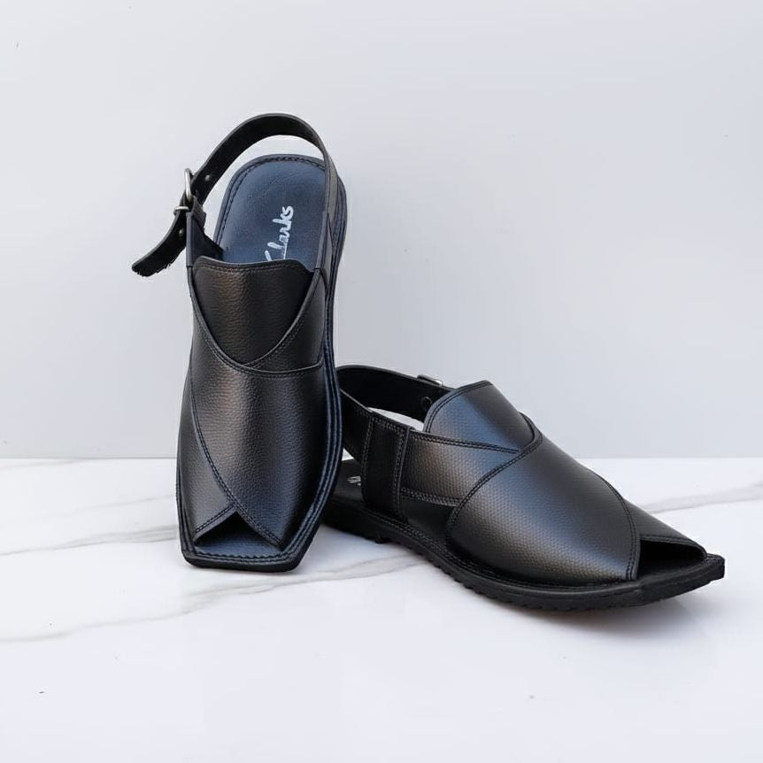 Elegant Men Casual Sandals with Velcro Closure EU42.