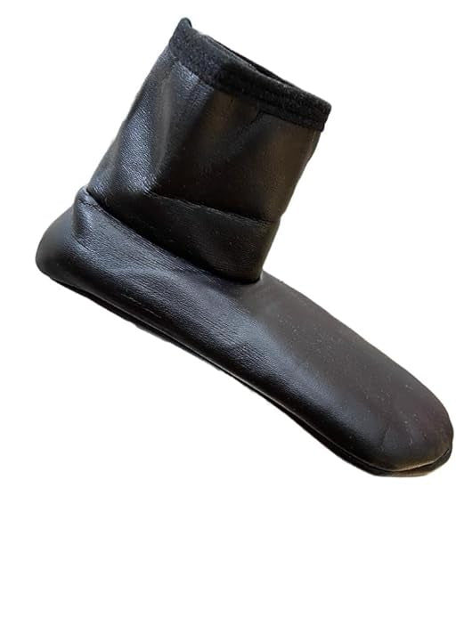 Kids Boy's Faux Leather Socks/Room Socks