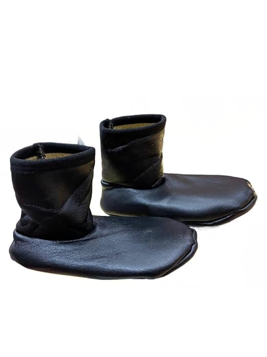 Kids Boy's Faux Leather Socks/Room Socks